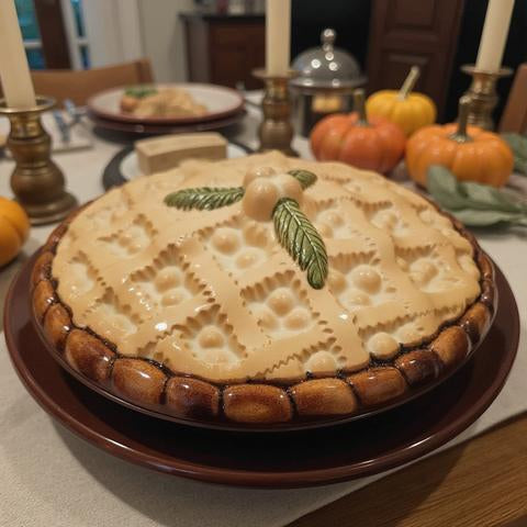 Vintage Ceramic Pie Keeper