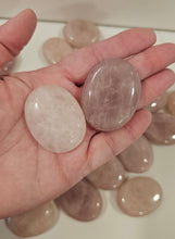 Load image into Gallery viewer, Rose Quartz Mini Palm Stone