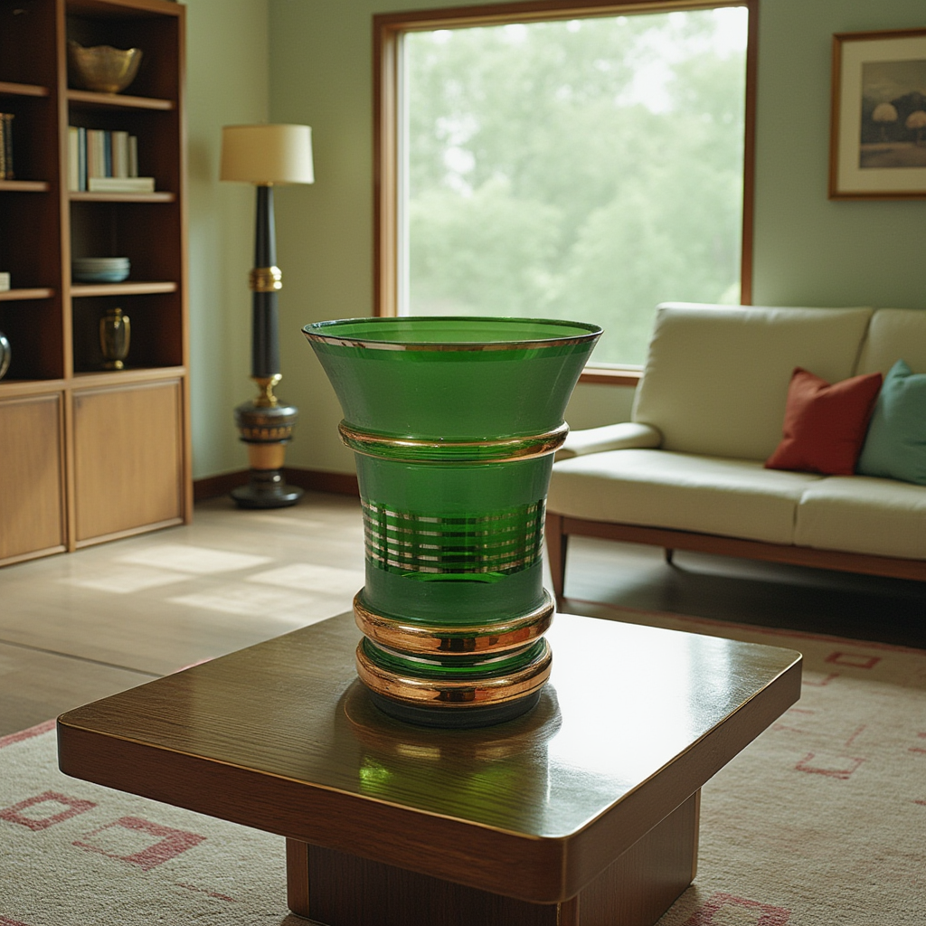 Glad de Rupe Green Vase