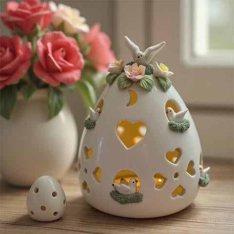 Turtledove Tea Light Holder