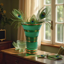 Load image into Gallery viewer, Glad de Rupe Green Vase