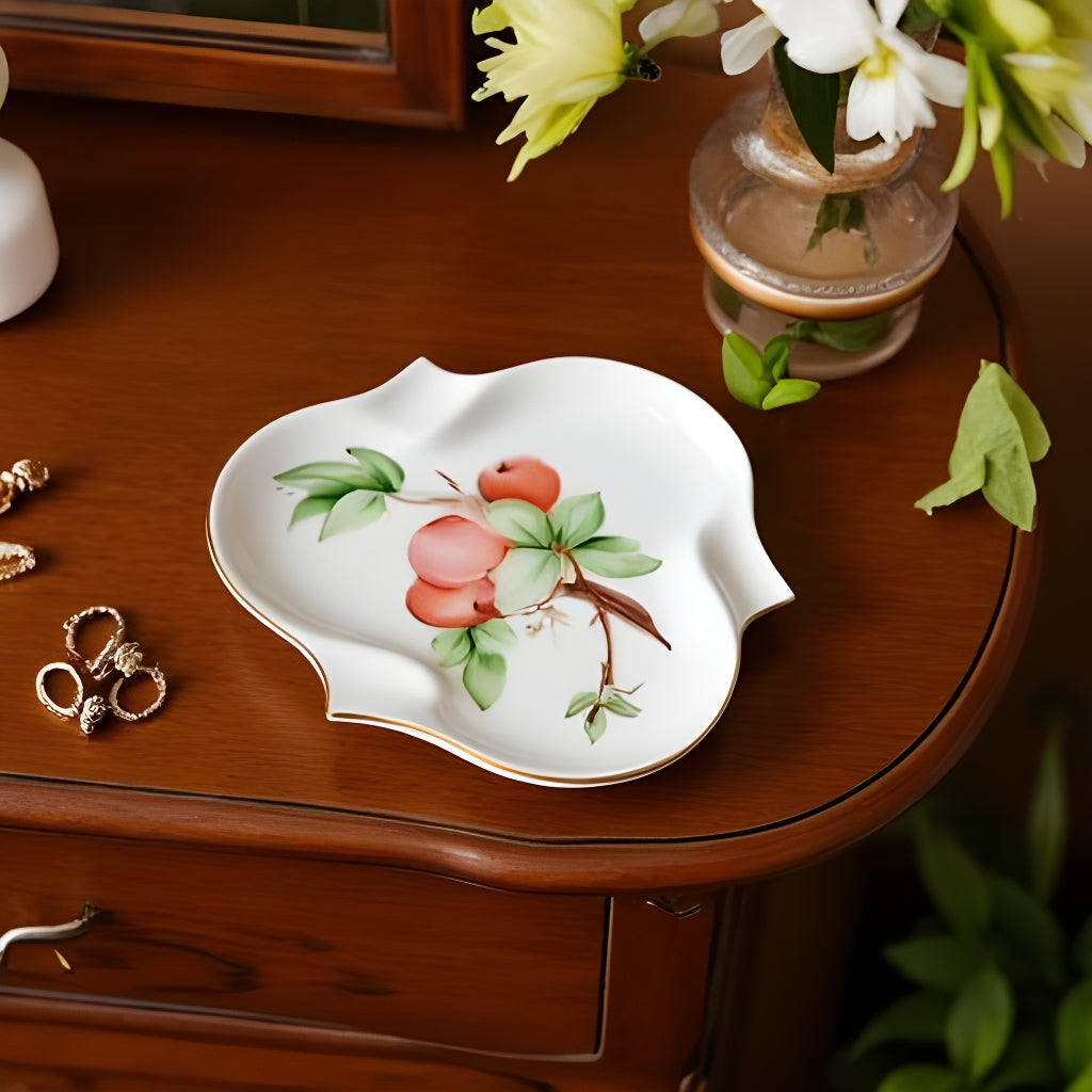 Royal Worcester Evesham Leaf Plate