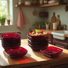 Load image into Gallery viewer, Anchor Hocking Red Square Small Bowl