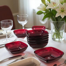 Load image into Gallery viewer, Anchor Hocking Red Square Small Bowl