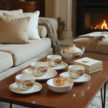 Load image into Gallery viewer, Vintage 29 Piece Moriyama Mori-Machi Tea Set- Japanese Porcelain