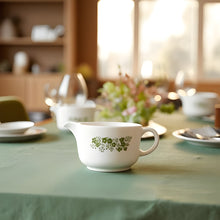 Load image into Gallery viewer, Vintage Pyrex Crazy Daisy Gravy Boat - White Milk Glass Sauce Server Retro Kitchenware