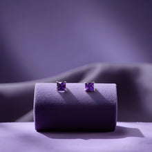 Load image into Gallery viewer, Amethyst princess cut