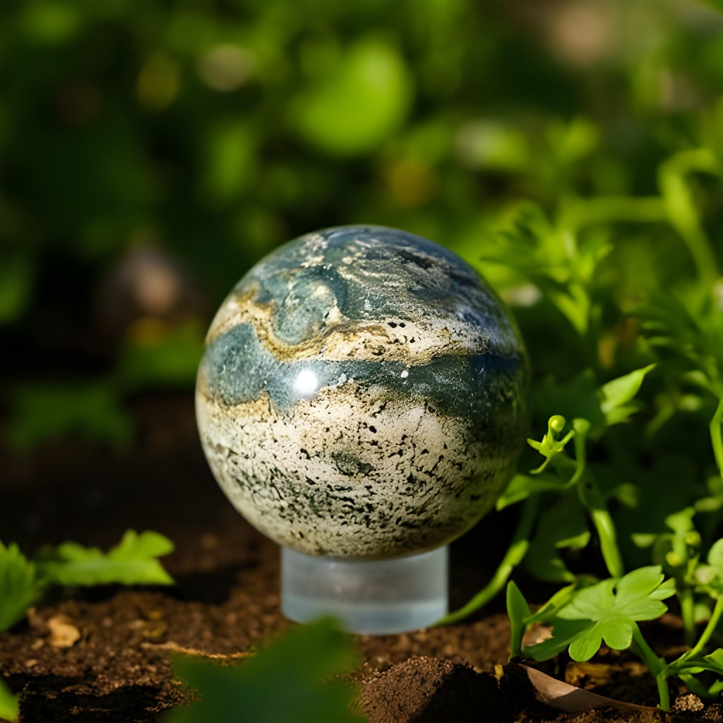 Ocean Jasper Sphere