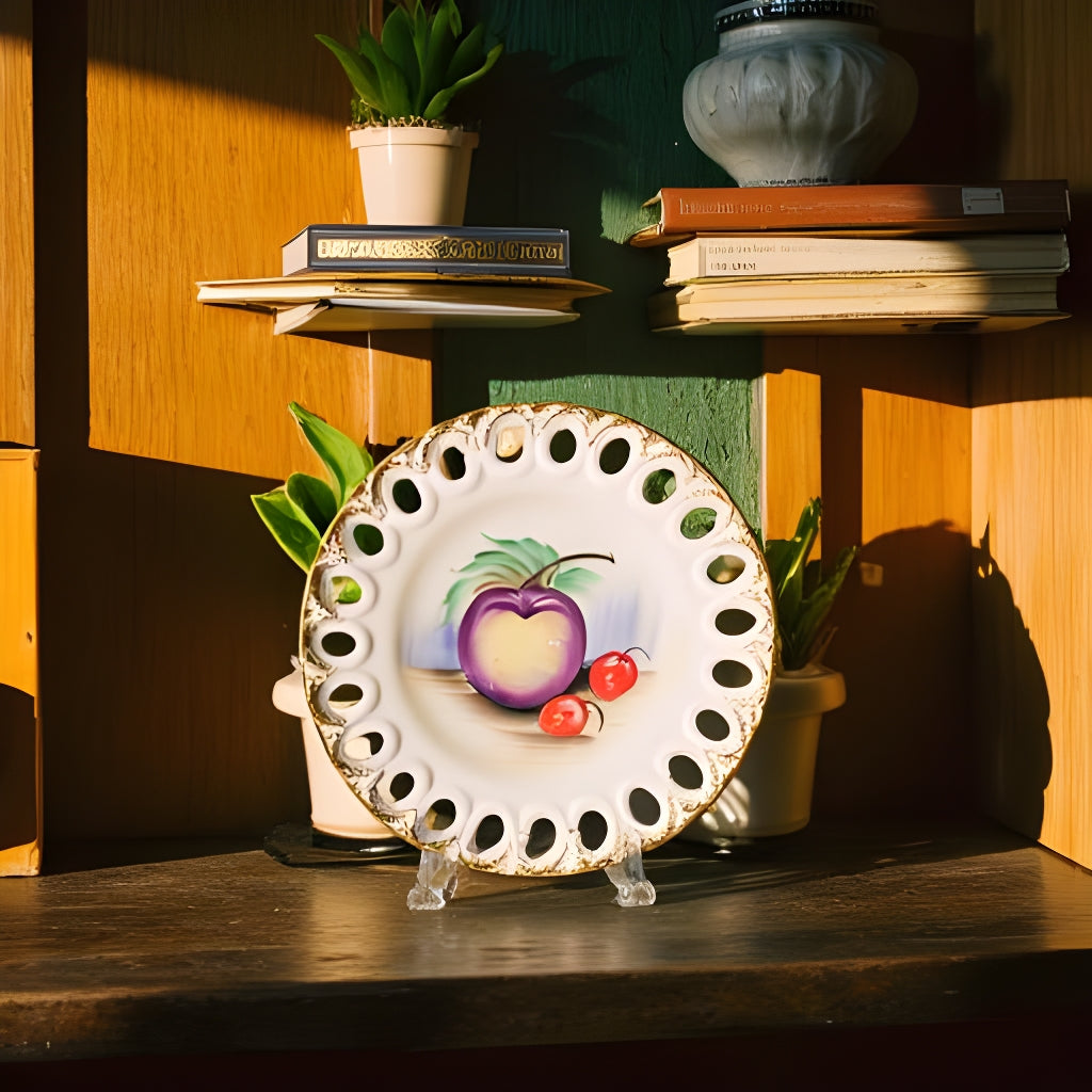 1950s Relco Hand Painted Decorative Plate from Japan