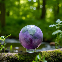 Load image into Gallery viewer, Rainbow Fluorite Sphere