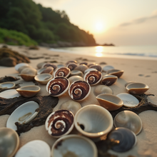 Load image into Gallery viewer, Mermaid Money (Cat Eye Shell Fossil)