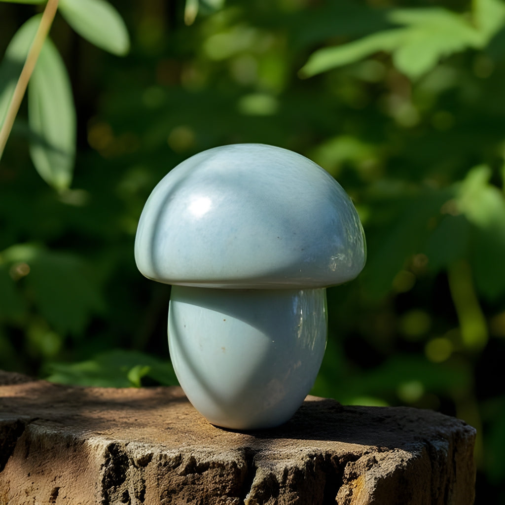 Blue Calcite Mushroom