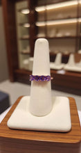 Load image into Gallery viewer, Amethyst 4 Stone Ring