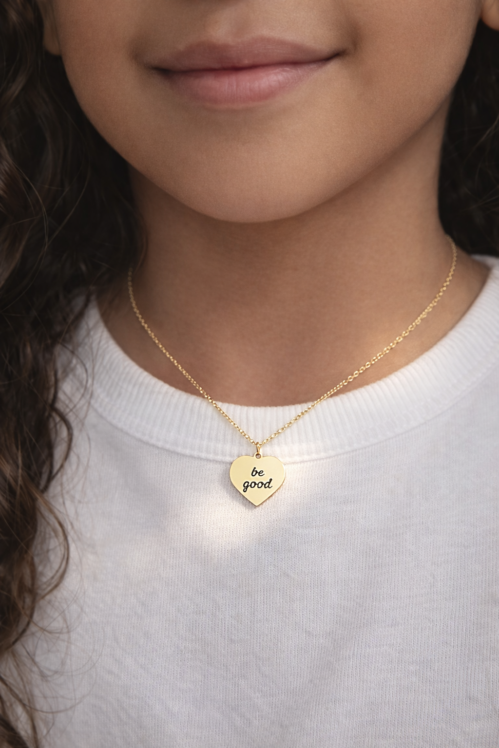 Be Good laser engraved necklace