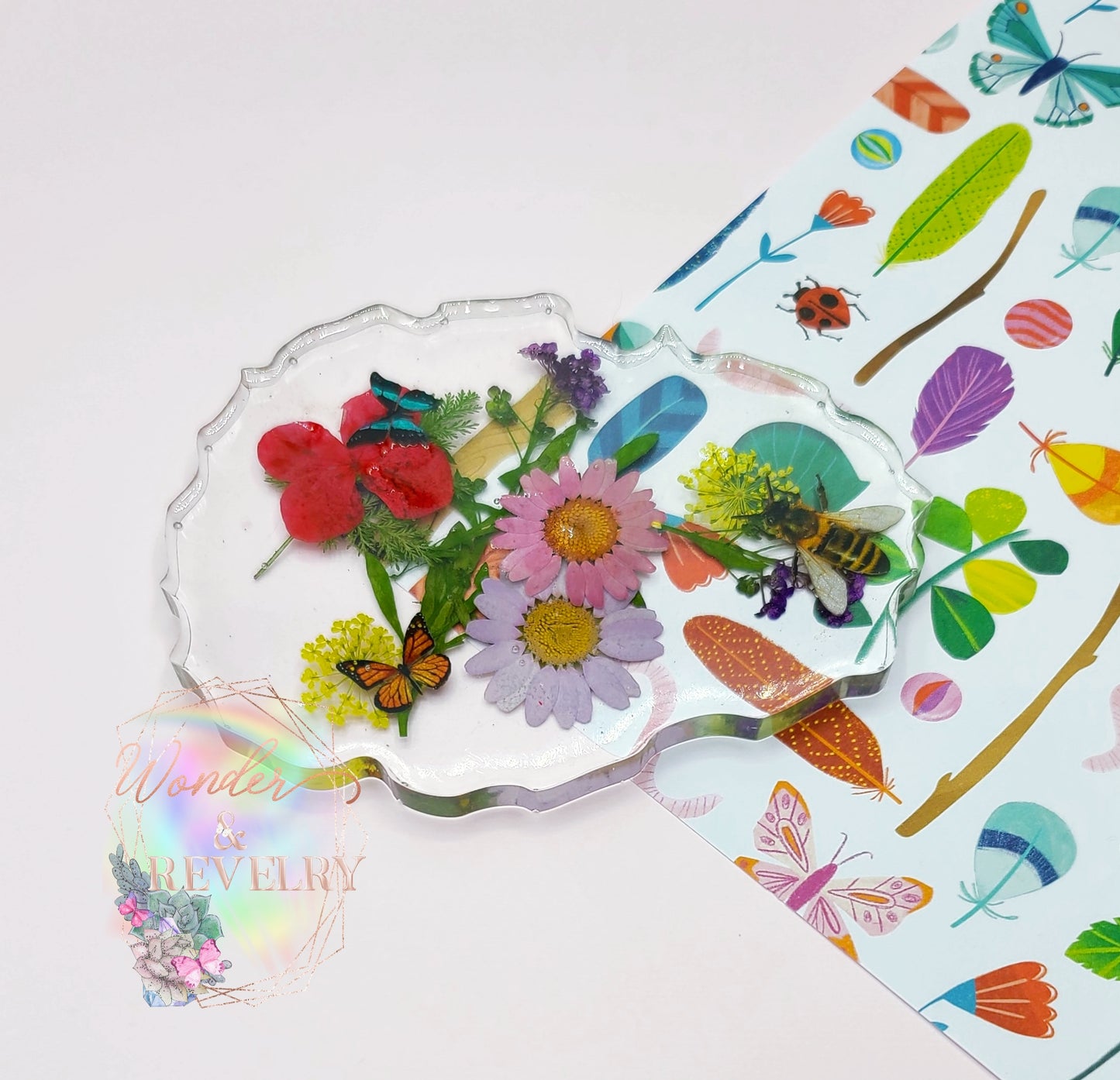 Spring Is Calling Resin Coaster