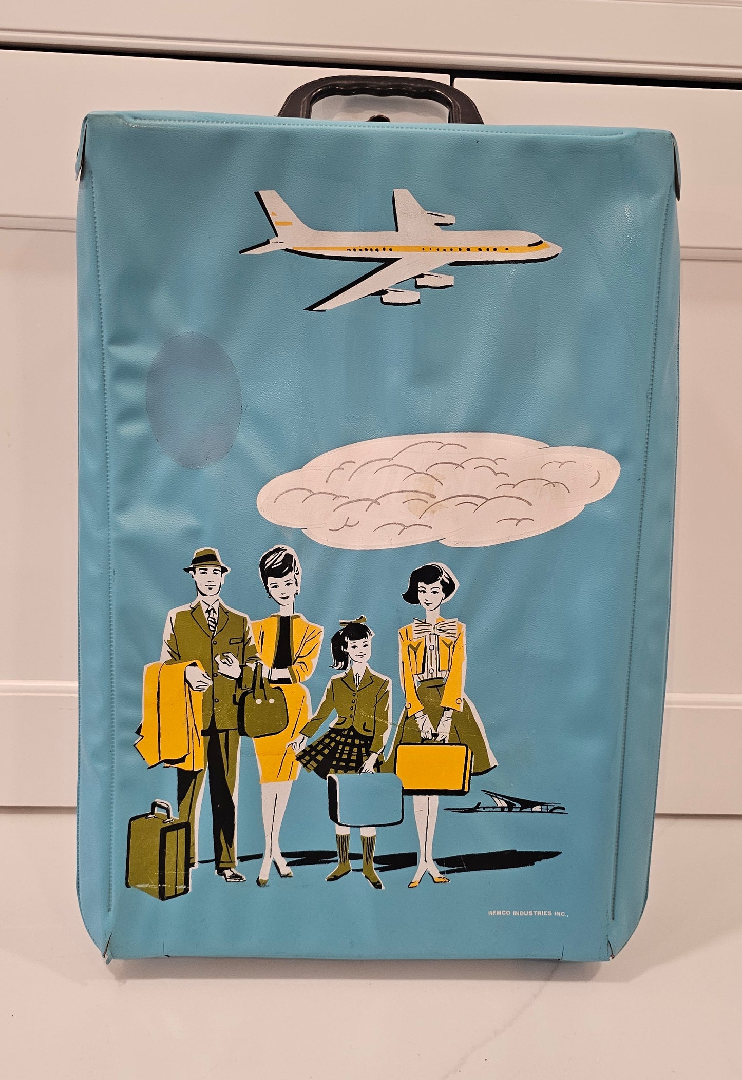 Vintage Vinyl Doll Travel Case