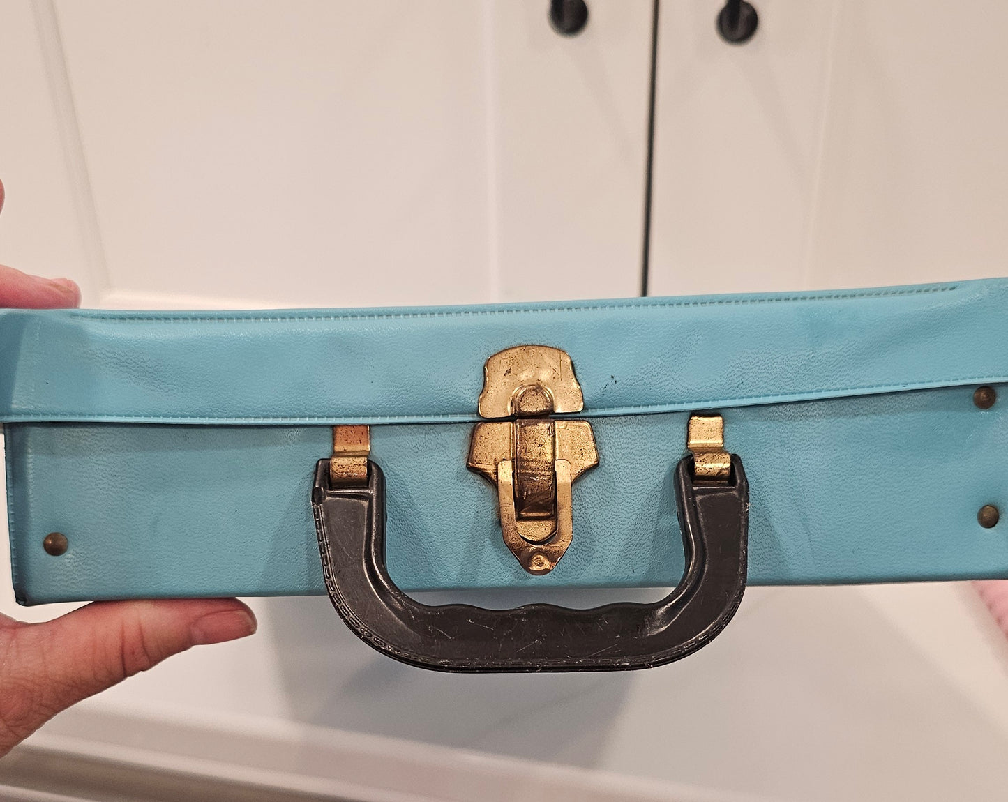 Vintage Vinyl Doll Travel Case