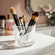 Load image into Gallery viewer, Gloria Vanderbilt Frosted Swan Glass - Elegant Vintage Decorative Collectible
