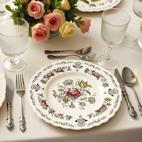 Myott Bouquet Staffordshire Dinner Plate