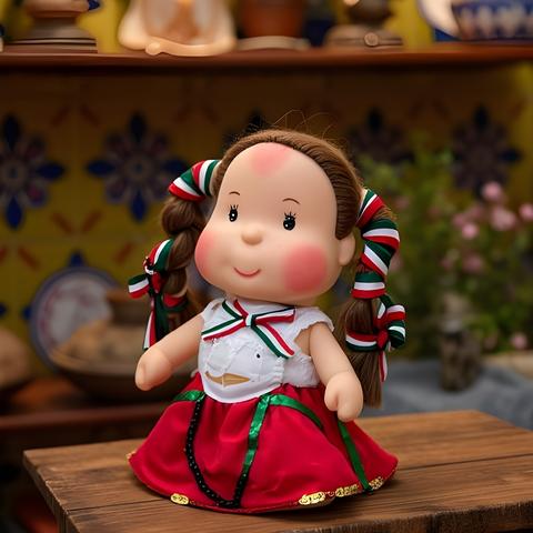 Pitukas Muneca China Poblana Doll