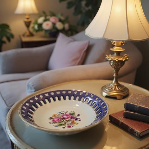 Mid Century Japanese Lattice Bowl