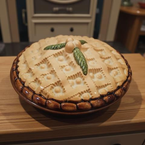 Vintage Ceramic Pie Keeper