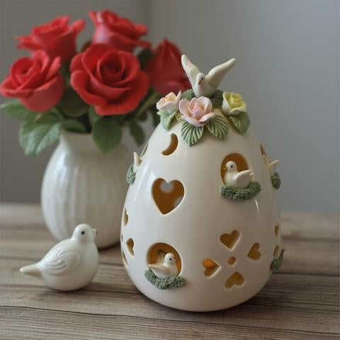 Turtledove Tea Light Holder