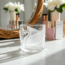 Load image into Gallery viewer, Gloria Vanderbilt Frosted Swan Glass - Elegant Vintage Decorative Collectible
