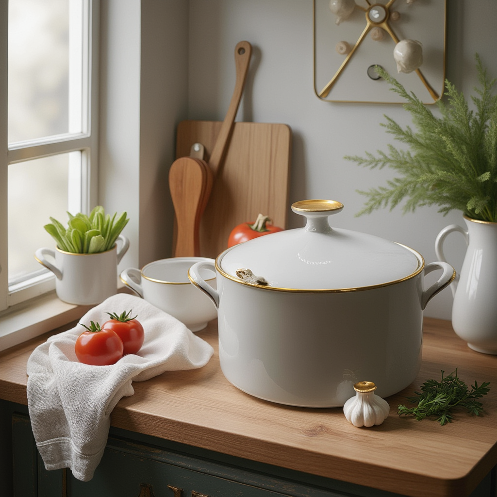 Hutschenreuther Noblesse Soup Tureen with Gold Plating