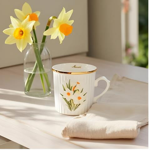 Vintage Birthflower Mug