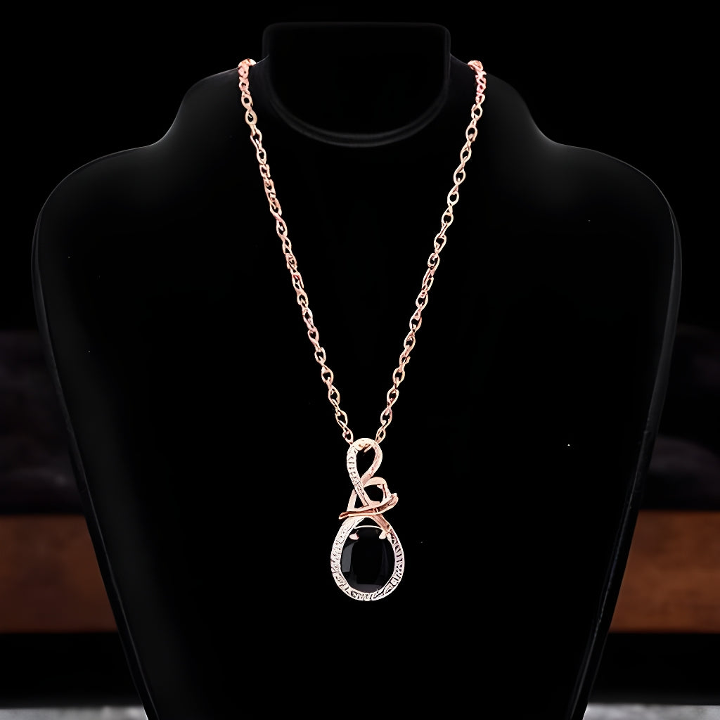 4ct Onyx Drop Pendant
