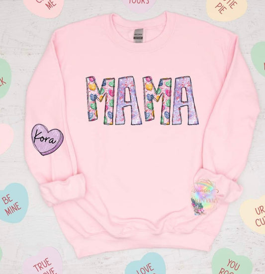 Custom Name Valentine Graphic Tee