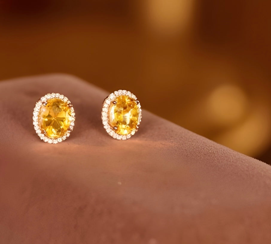 Citrine Rose Gold