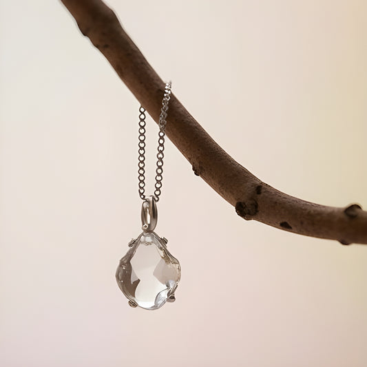 Herkimer Solitaire Pendant