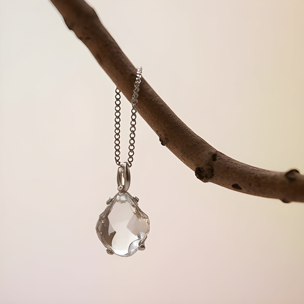 Herkimer Solitaire Pendant