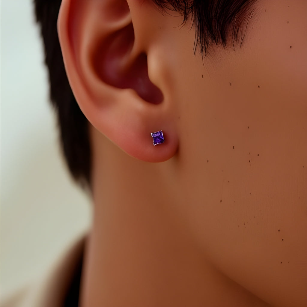 Amethyst princess cut