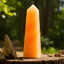 Load image into Gallery viewer, Orange Calcite Tower
