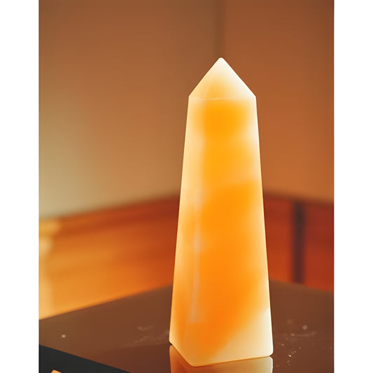 Orange Calcite Tower