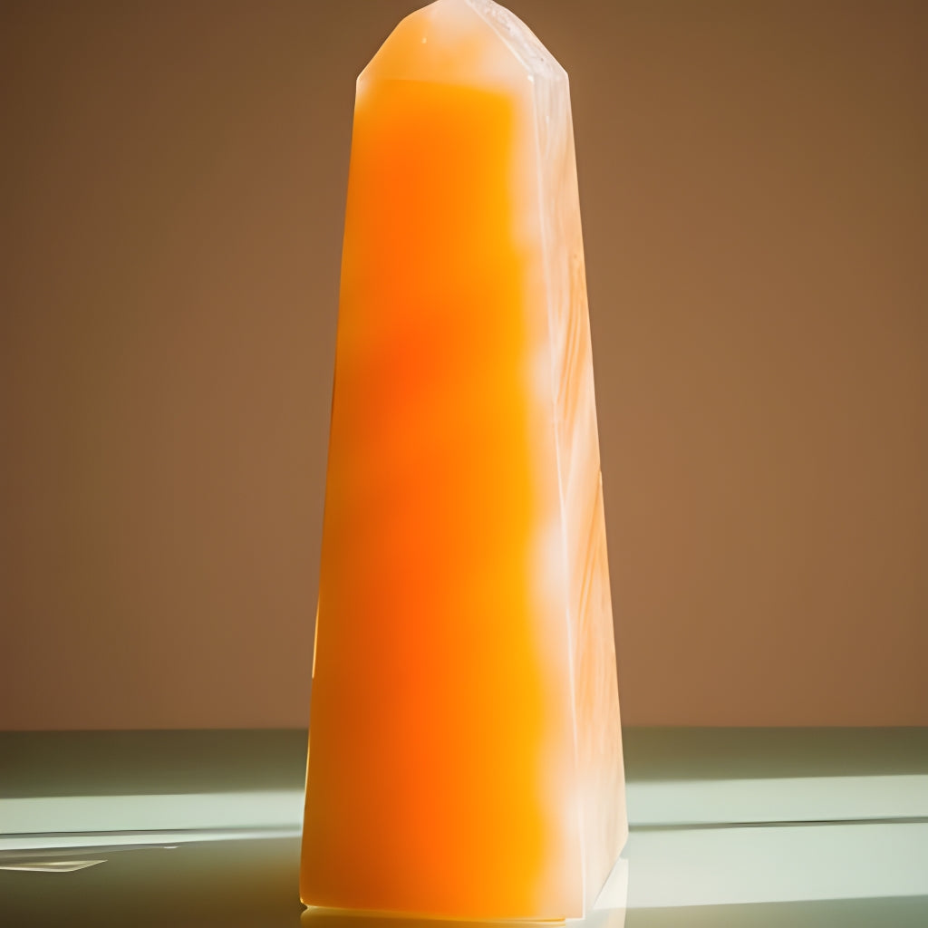 Orange Calcite Tower