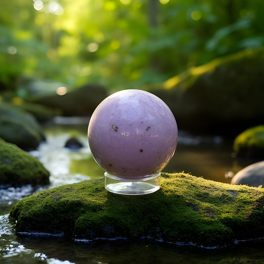 Lepidolite Sphere