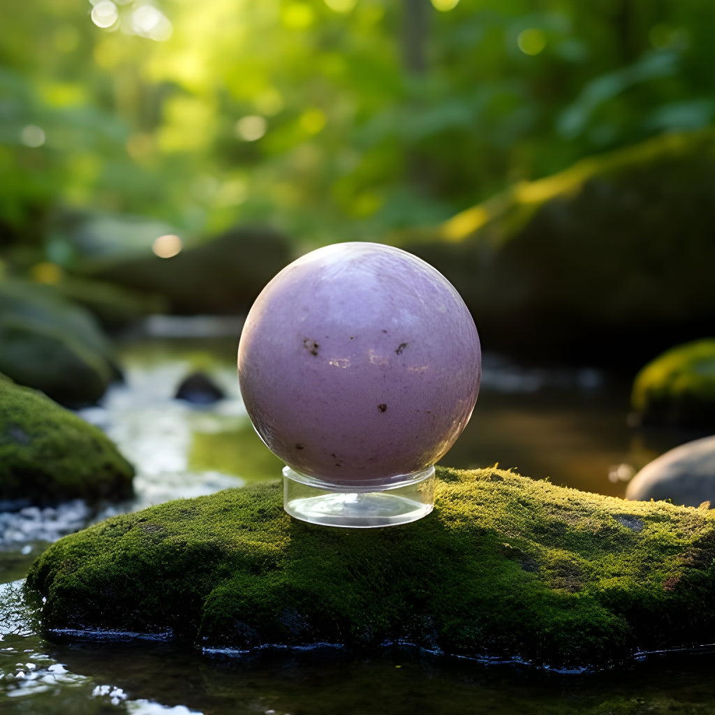 Lepidolite Sphere
