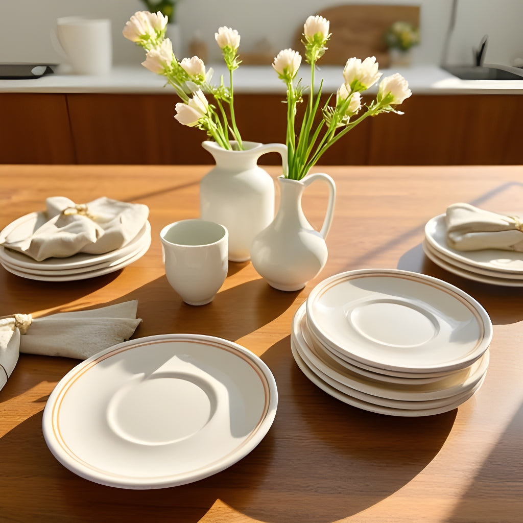 Set of 4 Royal China Plates
