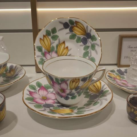 Edwin Knowles Teacup and Saucer Set