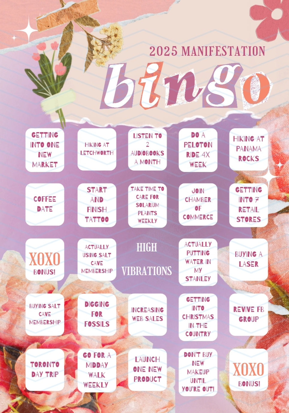 Manifestation Bingo