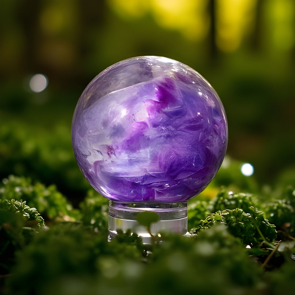 Rainbow Fluorite Sphere