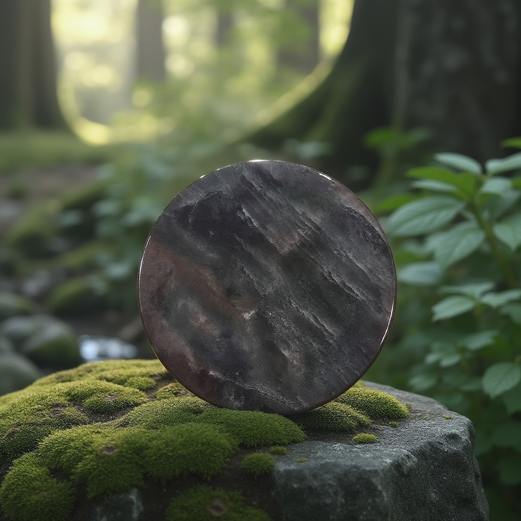 Moss Agate Disc