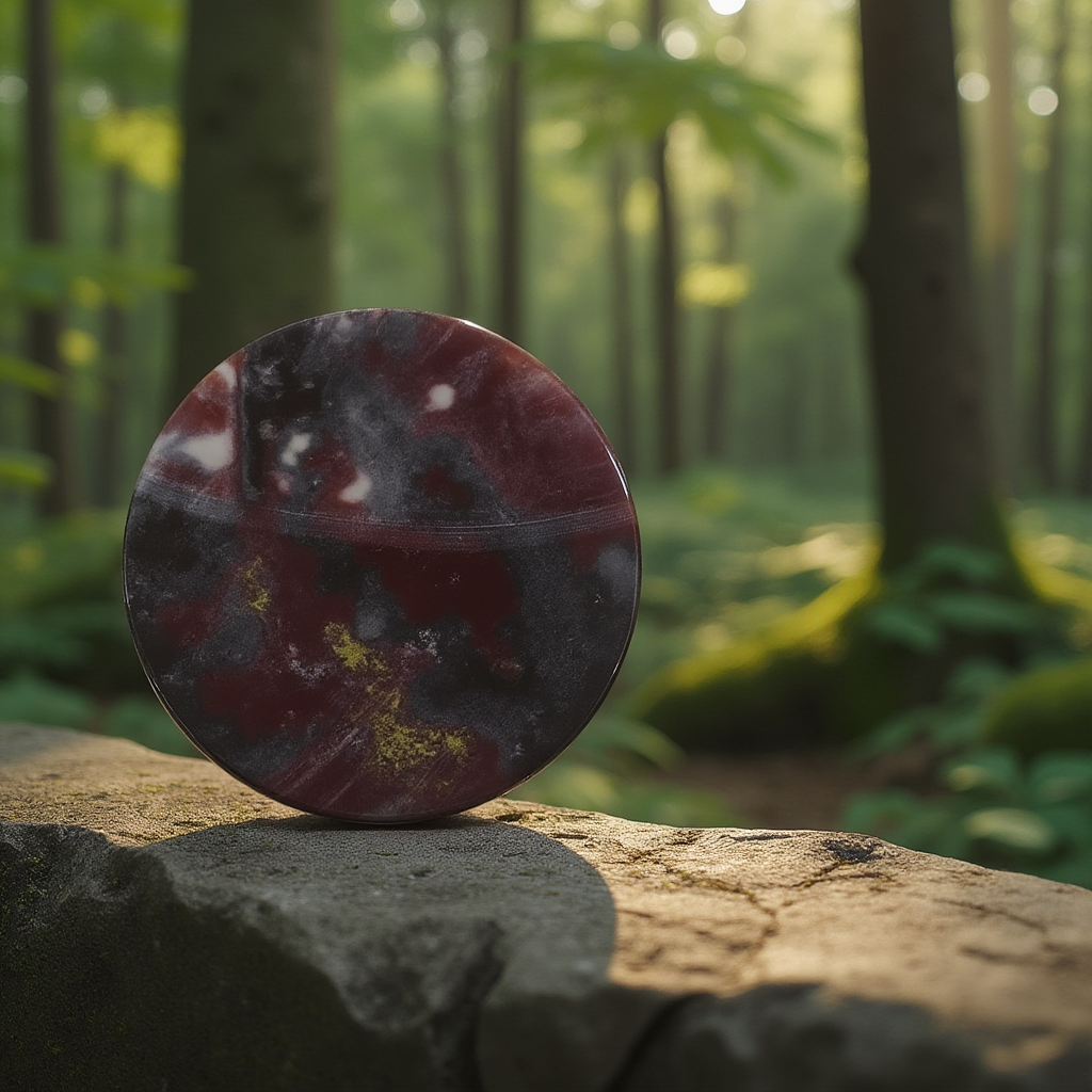 Moss Agate Disc