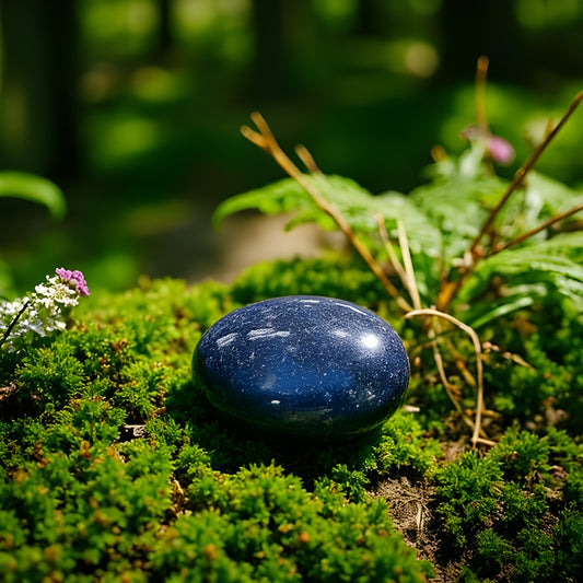 Dumortiorite Palm Stone