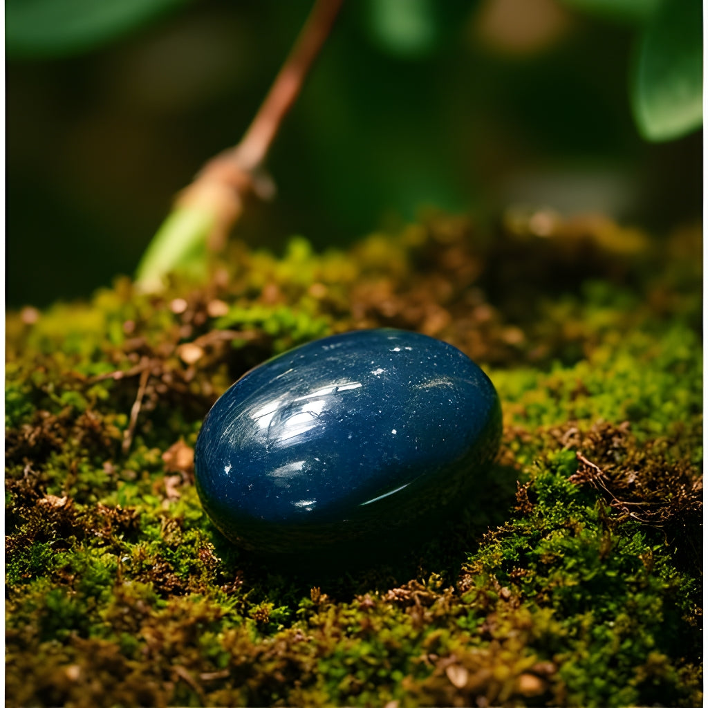 Dumortiorite Palm Stone