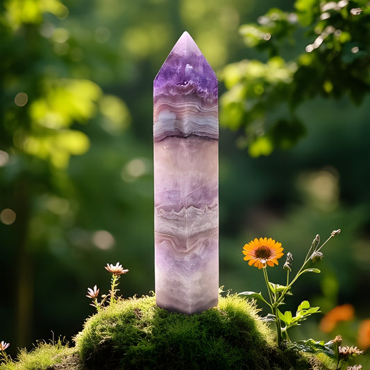 Amethyst Agate Tower